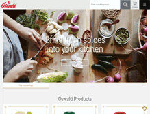Tablet Screenshot of oswald-shop.com
